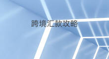 跨境汇款攻略 跨境汇款费用