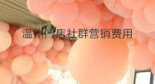 温州门店社群营销费用 安徽门店社群营销费用