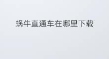 蜗牛直通车在哪里下载 蜗牛直通车在哪里
