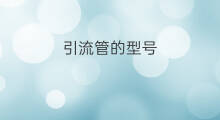 引流管的型号 中引流管的步骤