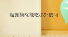 胆囊摘除能吃小虾皮吗 吃小虾皮能吃西红柿吗