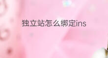 独立站怎么绑定ins 独立站ins营销方法