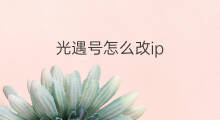 光遇号怎么改ip 怎么改ip号