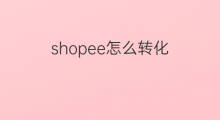 shopee怎么转化 快手怎么转化