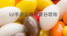 lol手游公测需要谷歌账号吗 lol手游谷歌账号能玩吗