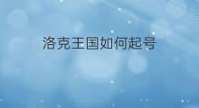 洛克王国如何起号 洛克王国怎么起号
