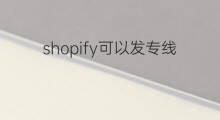 shopify可以发专线平邮吗 lazada有平邮吗