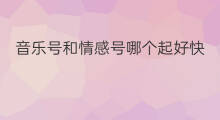 音乐号和情感号哪个起好快 情感号如何快速起号