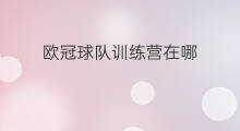 欧冠球队训练营在哪 训练营油在哪
