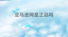亚马逊网是正品吗 亚马逊纸尿裤是正品吗