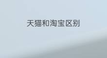 天猫和淘宝区别 淘宝和天猫的区别