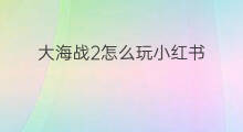 大海战2怎么玩小红书 模拟饭店2怎么玩小红书