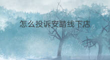 怎么投诉安踏线下店 安踏线下店有假吗