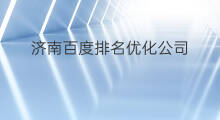 济南百度排名优化公司 济南百度排名优化