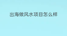 出海做风水项目怎么样 跨境电商风水怎么样