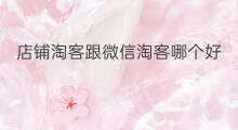 店铺淘客跟微信淘客哪个好 淘客代购跟店铺淘客的区别