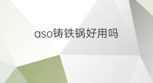 aso铸铁锅好用吗 铁锅可以做跨境电商吗