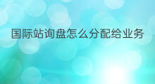 国际站询盘怎么分配给业务 国际站如何分配询盘