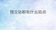 独立站都有什么站点 独立站做什么站点