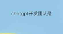 chatgpt开发团队是华人吗(chatgpt开发者有华人吗)