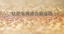 社交电商适合副业吗 社交电商副业怎么买房