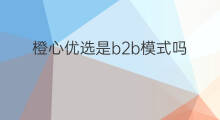 橙心优选是b2b模式吗 橙心优选团长拉新怎么挣钱