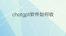 chatgpt软件如何收费(chatgpt软件收费吗)