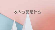 收入分配是什么 快手的收入怎么分配