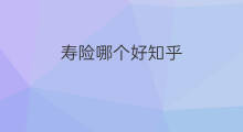 寿险哪个好知乎 天涯和知乎哪个好
