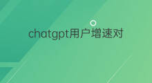 chatgpt用户增速对比(chatgpt的用户增长速度对比)