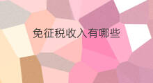 免征税收入有哪些 跨境电商免征税吗