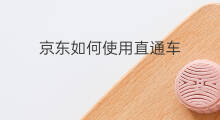 京东如何使用直通车 京东如何使用直通车功能