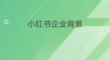 小红书企业背景 小红书的企业文化