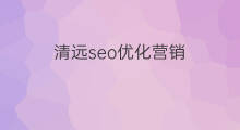 清远seo优化营销 清远seo优化作用