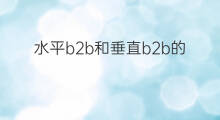 水平b2b和垂直b2b的不同课件 水平b2b和垂直b2b各有什么特点