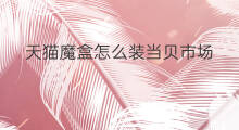 天猫魔盒怎么装当贝市场 天猫魔盒如何安装当贝市场