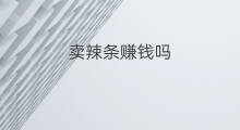 卖辣条赚钱吗 快手辣条怎么卖