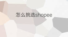 怎么挑选shopee 做跨境电商shopee怎样挑选