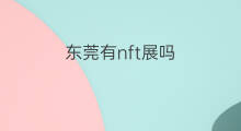 东莞有nft展吗 南京有nft艺术展吗