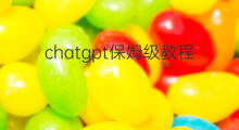 chatgpt保姆级教程(chatgpt保姆级注册教程)