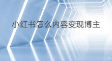 小红书怎么内容变现博主 小红书绘画博主变现方法