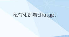 私有化部署chatgpt3.5(chatgpt私有化部署)
