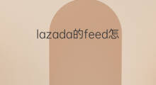 lazada的feed怎么设置 如何发lazada的feed