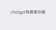 chatgpt有搜索功能么 chatgpt有字数限制么