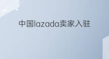 中国lazada卖家入驻费用 中国lazada商家入驻费用