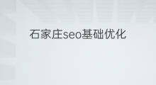 石家庄seo基础优化 石家庄整站优化seo