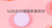 1688总代理哪家服务好 1688总代理哪家好