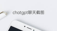chatgpt聊天截图(chatgpt聊天界面为啥不能截图)