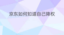 京东如何知道自己降权 如何知道自己降权