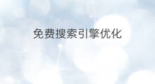 免费搜索引擎优化 清远搜索引擎优化